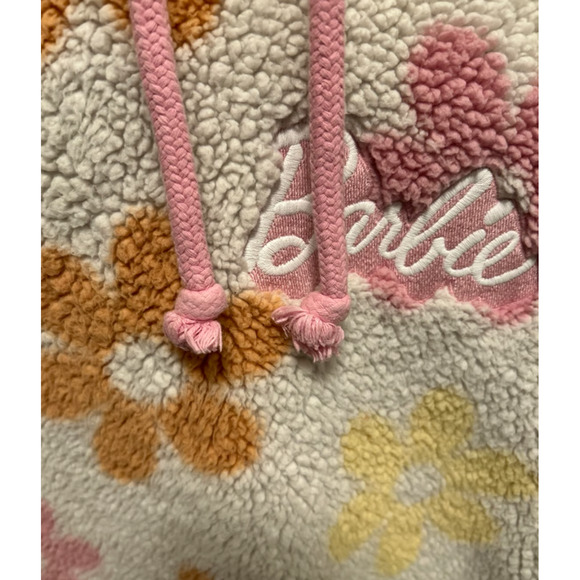 New Barbie Fleece Hooded Pullover Size S - Picture 4 of 7